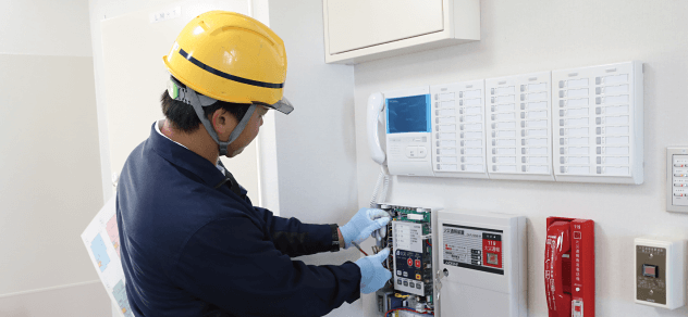 防災設備工事の写真