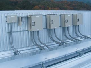 シモハナ物流株式会社 沼田第一営業所 200kW　接続箱